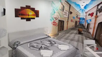 Letto o letti in una camera di O' Vascio e Ciruzziell
