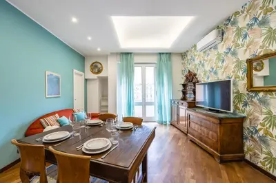 TV o dispositivi per l'intrattenimento presso City Soul Apartment Blue