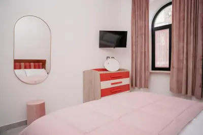 Letto o letti in una camera di Vista Napoli ''Il nuovo appartamento''