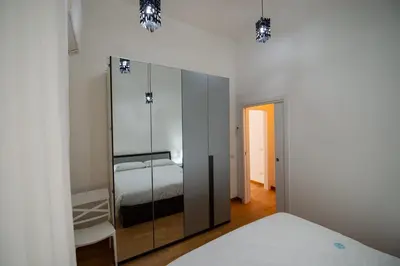 Letto o letti in una camera di Parco Margherita 3