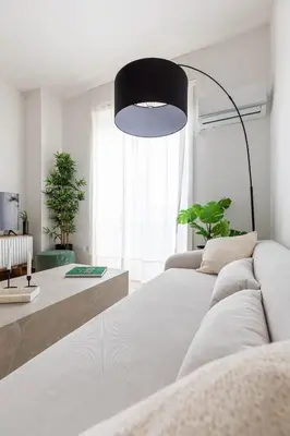 Letto o letti in una camera di Marittimo Luxury Apartment con vista Vesuvio