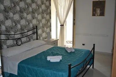 Letto o letti in una camera di Casa Round