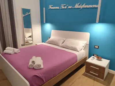 Letto o letti in una camera di Song House Apartment centro storico 5 pax