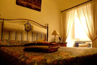 Letto o letti in una camera di B&B Nilo