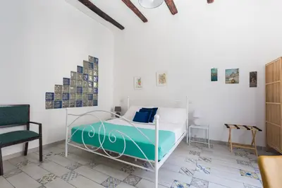 Letto o letti in una camera di Casetta Aurora