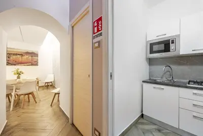 Cucina o angolo cottura di Nalusa Superior Chiaia - nel cuore della citta