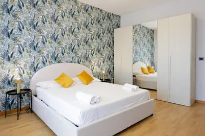 Letto o letti in una camera di Riviera di Chiaia 207
