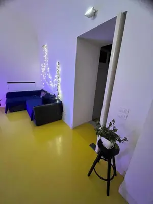 Area soggiorno di Parthenope Home