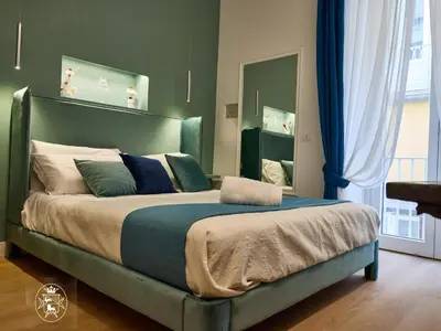 Letto o letti in una camera di Vista Piazza dei Martiri