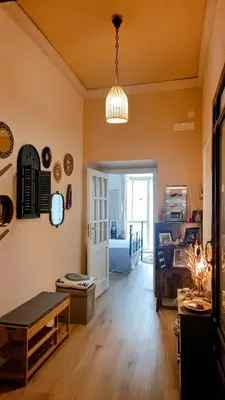 Letto o letti in una camera di Casa MilleCulure