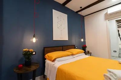 Letto o letti in una camera di La casa dei Maestri