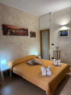 Letto o letti in una camera di Dele Home