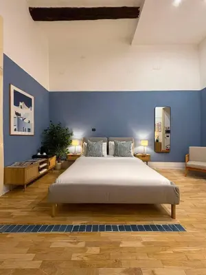 Letto o letti in una camera di Blue Rattan - Toledo