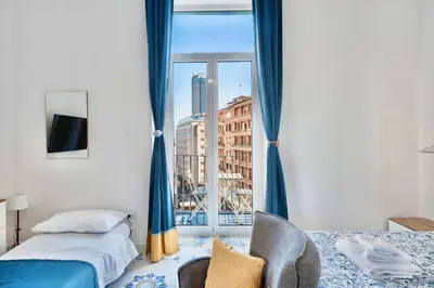 Letto o letti in una camera di Casa vacanza da Enza a Toledo