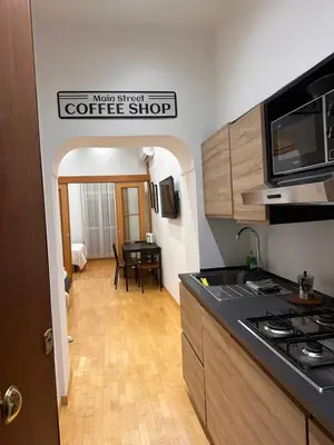 Cucina o angolo cottura di La bella vita a Chiaia