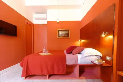 Letto o letti in una camera di Oda B&B