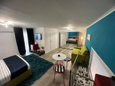 Letto o letti in una camera di Bella Chiaia