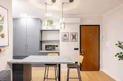 Cucina o angolo cottura di Casa Metis a Mergellina