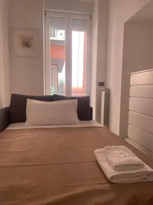 Letto o letti in una camera di Galleria Berio