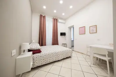 Letto o letti in una camera di Casa De Deo