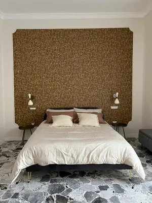 Letto o letti in una camera di Casa Vera