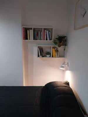 Letto o letti in una camera di jazz room