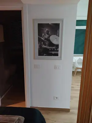 Letto o letti in una camera di jazz room