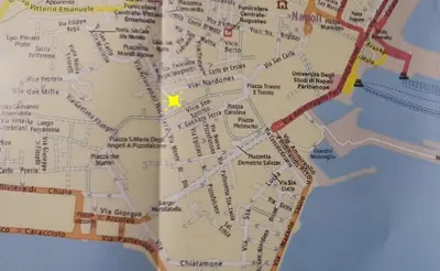 Planimetria di Gradoni DI CHIAIA 62
