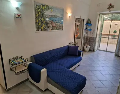 Area soggiorno di Parthenope's House