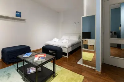 Letto o letti in una camera di Il Vicoletto a Chiaia By Dimorra