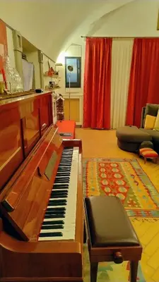 Area soggiorno di Casa Corpo di Napoli