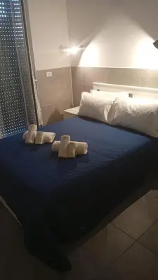 Letto o letti in una camera di La dimora Materdei