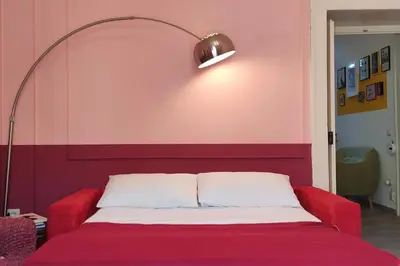Letto o letti in una camera di Maison Metro Mergellina
