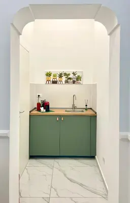 Cucina o angolo cottura di B&B Dimora Cortese