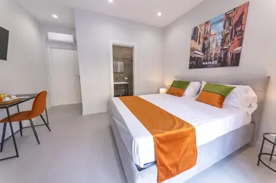 Letto o letti in una camera di The Ease