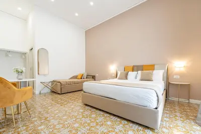 Letto o letti in una camera di Maison Museo Mann