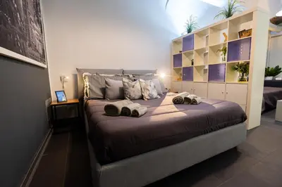 Letto o letti in una camera di Don Lope Loft - Via Toledo