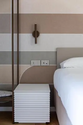 Letto o letti in una camera di Una finestra sul Madre By Dimorra