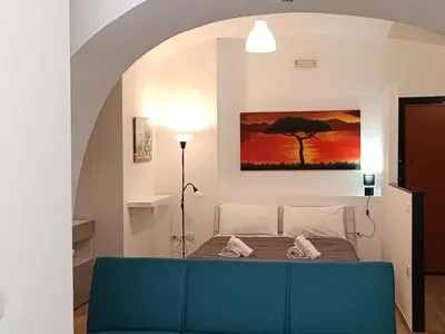 Area soggiorno di Ortensia Casa Vacanze Napoli