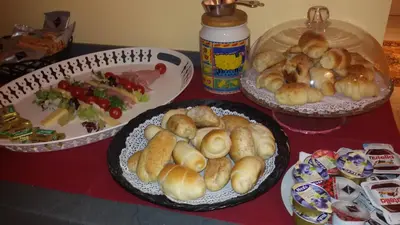 Cibo presso il bed & breakfast o nelle vicinanze