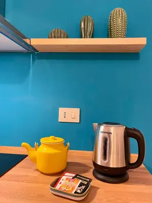 Set per la preparazione di tè e caffè presso Le trame di Partenope - Quartieri Spagnoli Apartment