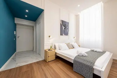 Letto o letti in una camera di Coreammare Home