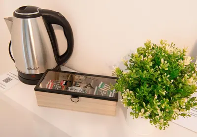 Set per la preparazione di tè e caffè presso MIGLIO SACRO Suites