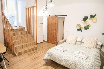 Letto o letti in una camera di Chiaia - Napoli centro - Vetriera Inn