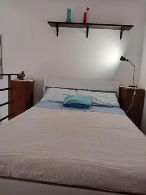 Letto o letti in una camera di la casa di fralu