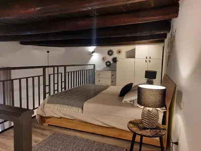 Letto o letti in una camera di Casina San Gregorio Apartment