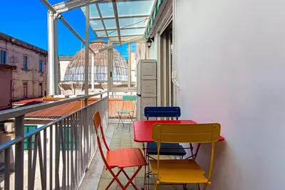 Balcone o terrazza di Marhaus, apartment in Piazza Dante