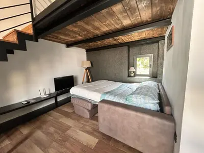 Letto o letti in una camera di Loft with Panoramic View - 4 Guests