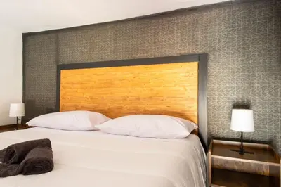 Letto o letti in una camera di Loft with Panoramic View - 4 Guests