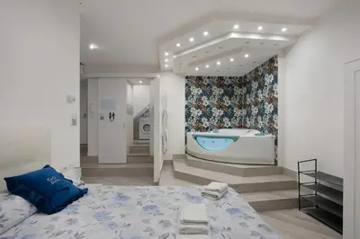 Letto o letti in una camera di House Giulia